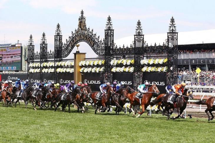 Stakes Day in the Parade Lounge Marquee 2019